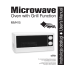 Instrukcja do kuchenki mikrofalowej z grillem Manta