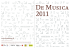 Seminarium De musica 2011 – program