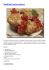Muffinki porzeczkowe,Surówka z czerwonej kapusty