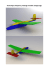 Instrukcja sklejania prostego modelu latającego.