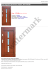 Drzwi wejściowe drewniane, Stolpaw, Atol 100x208