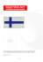 Finlandia, haftowana flaga Finlandii, flaga finlandzka