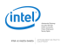Intel vs reszta świata
