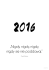 minimalistyczny kalendarz 2016 do wydrukowania