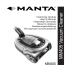Instrukcja do odkurzacza Manta MM405