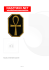 Naszywka z emblematem krzyża Ankh