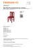 IKEA KRITTER Krzesełko dziecięce, czerwony