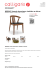 NORWAY krzesło drewniane, siedzisko w skórze