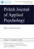 Polish Journal of Applied Psychology. Volume 12, Number 2, 2014