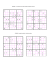 SUDOKU – ćwiczenia do II etapu (stopień trudności: łatwe